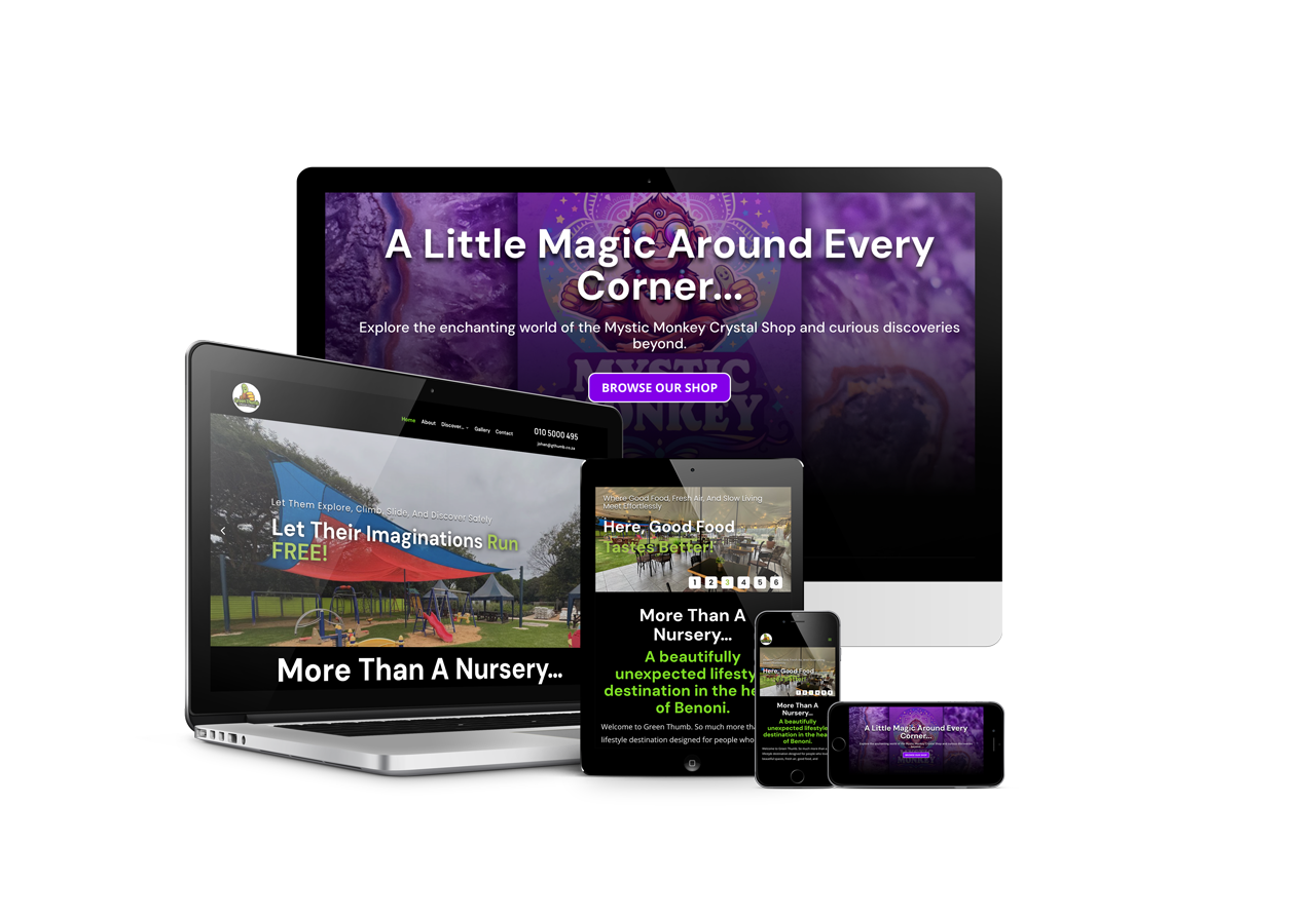 Green Thumb lifestyle destination website design